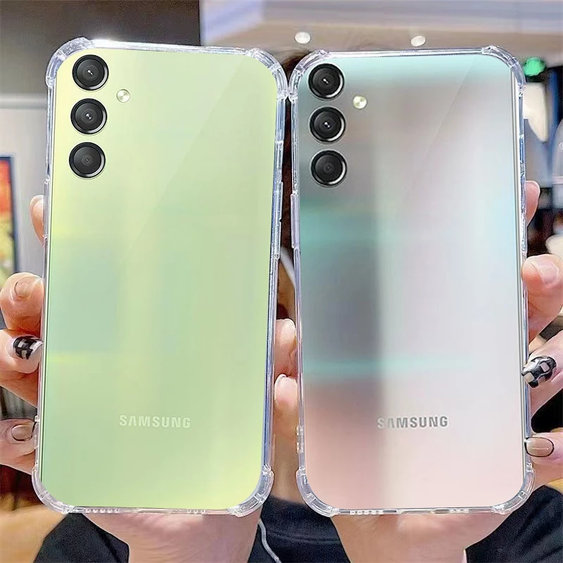 Прозрачный силиконовый защитный чехол для Samsung Galaxy A Series 4G противоскользящий