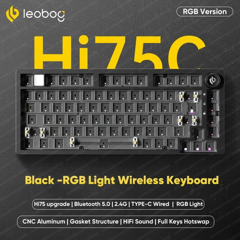LEOBOG Hi75C Pro Механическая клавиатура 81 клавиш