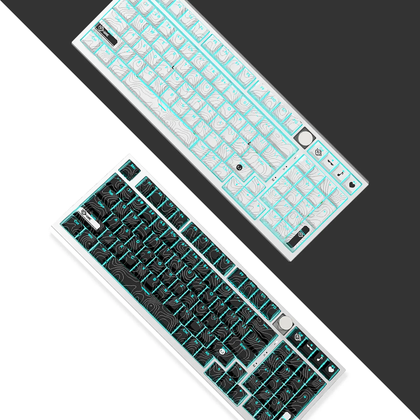 Колпачки для клавиш Double shot PBT колпачки с подсветкой клавиатуры красящим профилем