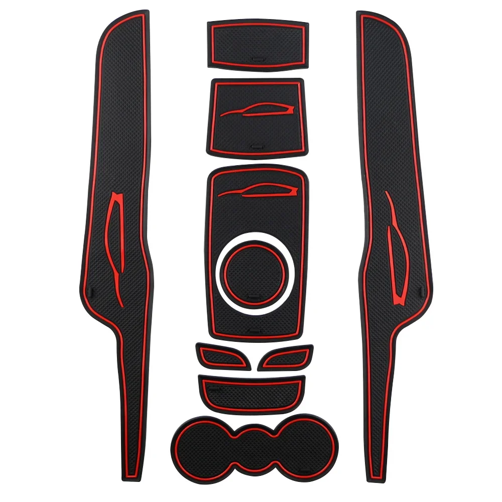 

Комплект Из 10 Противоскользящих Ковриков Для Дверных Проемов И Подстаканников Ford Fiesta MK7 2009-2015