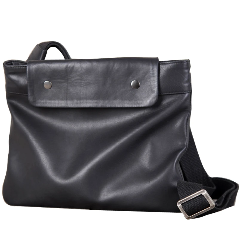 Высококачественная сумка-мессенджер из воловьей кожи повседневная сумка через