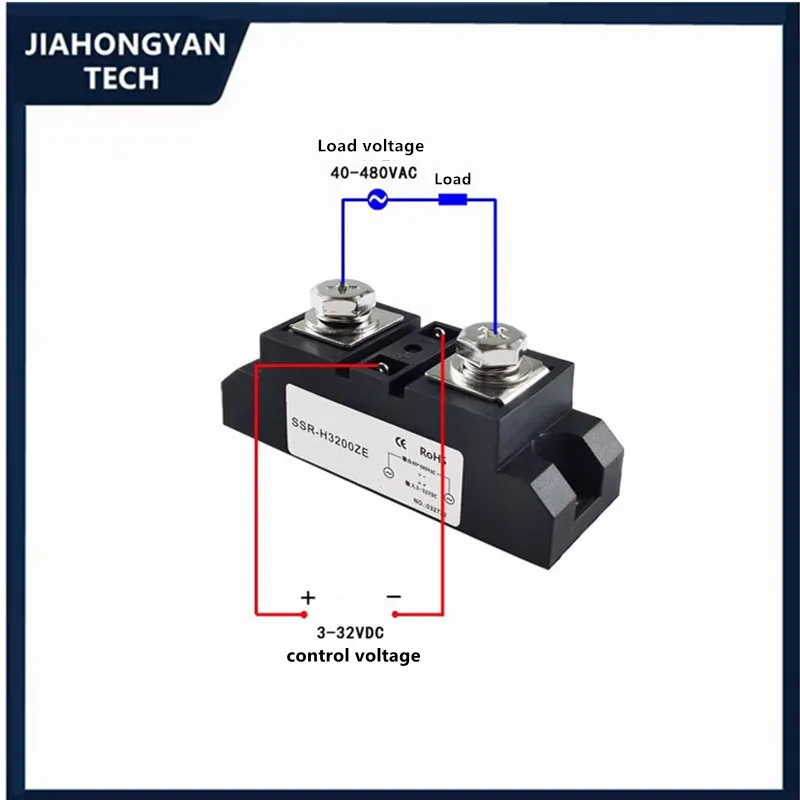 Твердотельное реле SSR-H3200ZE 60A80A100A120A150A300A400A DC 24VDC control H3100ZF
