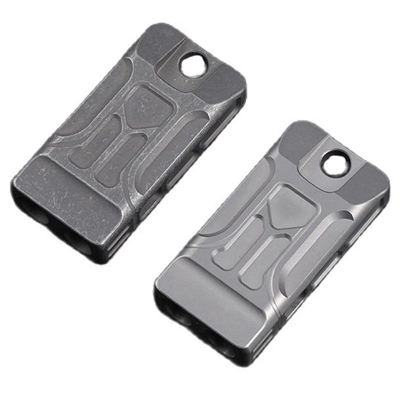 

Portable Titanium Alloy Whistle Dog Cat Trainging Multifunction Whistle Loud Keychain Outdoor Survival Emergency Whistles