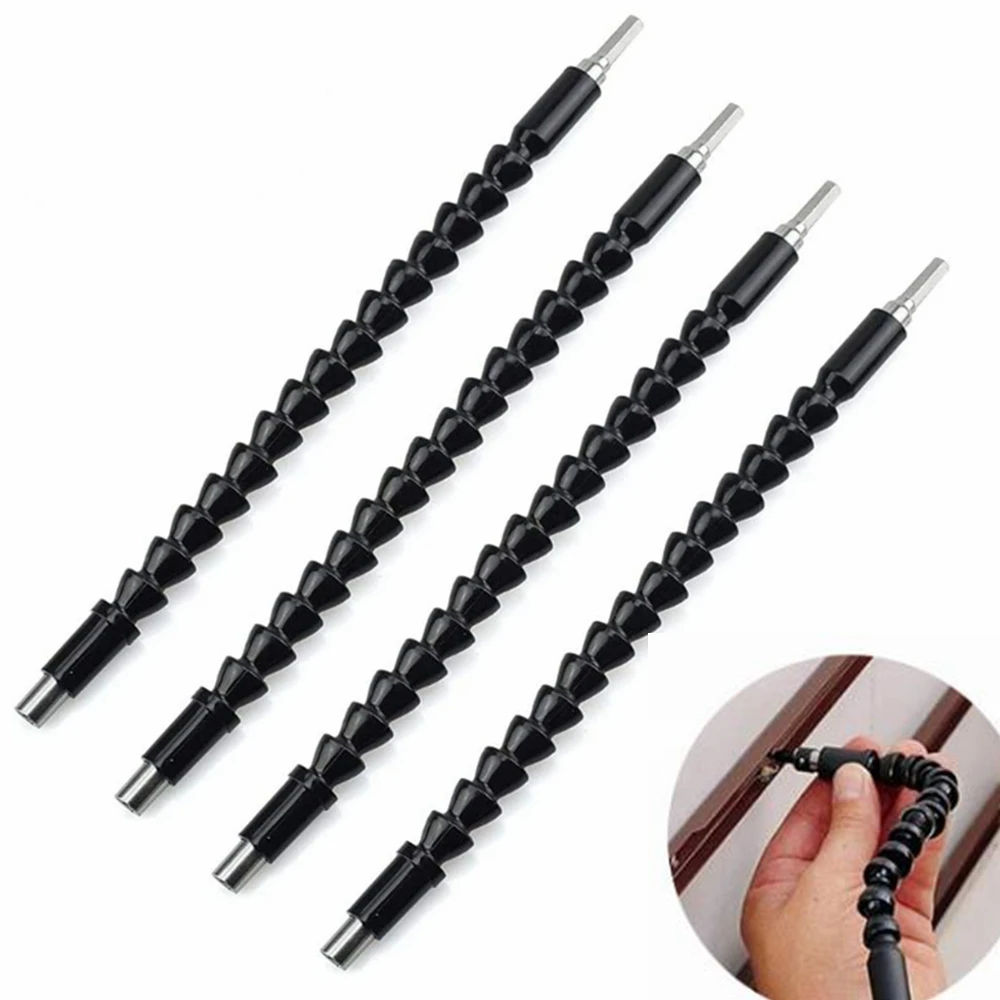 Flexible Shaft Drill Bit Extension Holder Link for Electronic Drill Hex Screwdriver Soft Shafts Driver Extend Rod Impact Tools