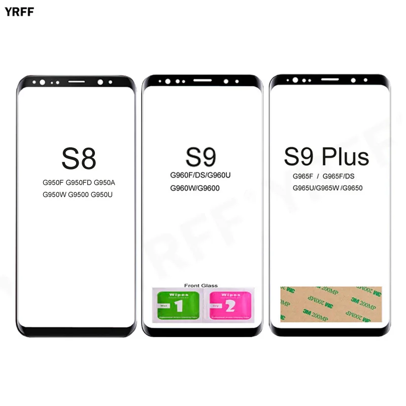 Внешняя стеклянная линза для Samsung Galaxy S8/S9/S9 Plus экранная панель G950F G965F G960F детали