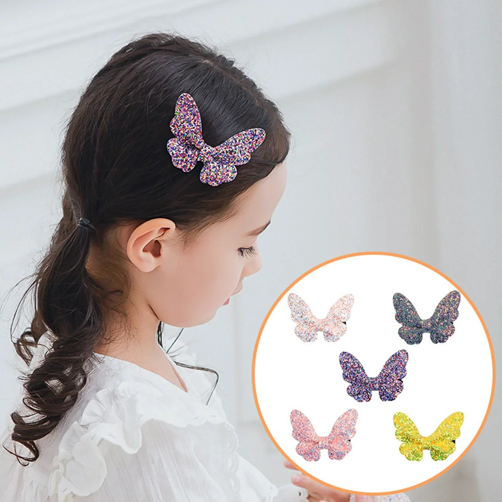 

Hairclips Glitter Bows Girls Barrettespins Baby Bobby Clip Sparkly Alligator Barrette Hairpins Pin Cute Accessories Claw Women