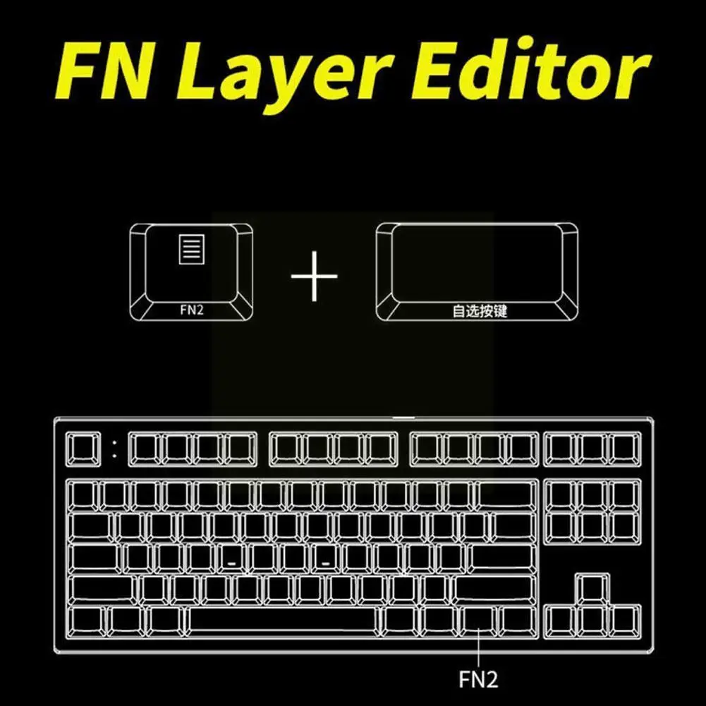 

Mk870 Single-mode Mechanical Board Customization Game Macro Rgb Axis Programming 87- Hot-plug Board Diy Kit Z3e8