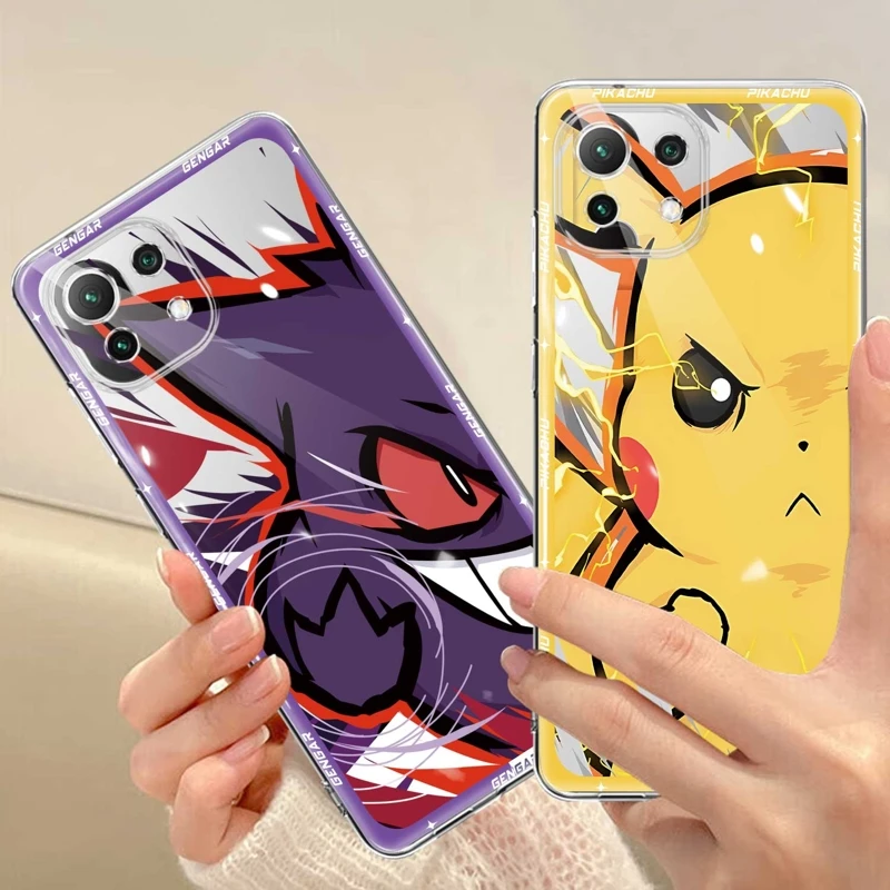 

Pokemon Pikachu Gengar Manga Art For Xiaomi Mi 13 12T Pro M5 11 Lite POCO X3 NFC M5s 11T 5G Note 10 POCO M3 10T 12X 9T F3 Cases