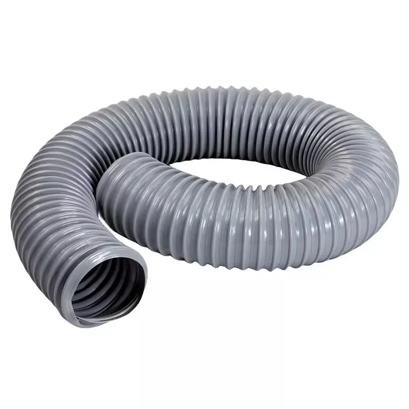 ПВХ серый стальной провод гофрированная труба антистатический вакуумный всасывающий гравировальный станок шланг вентиляционная трубка внутренний диаметр 30-100 мм