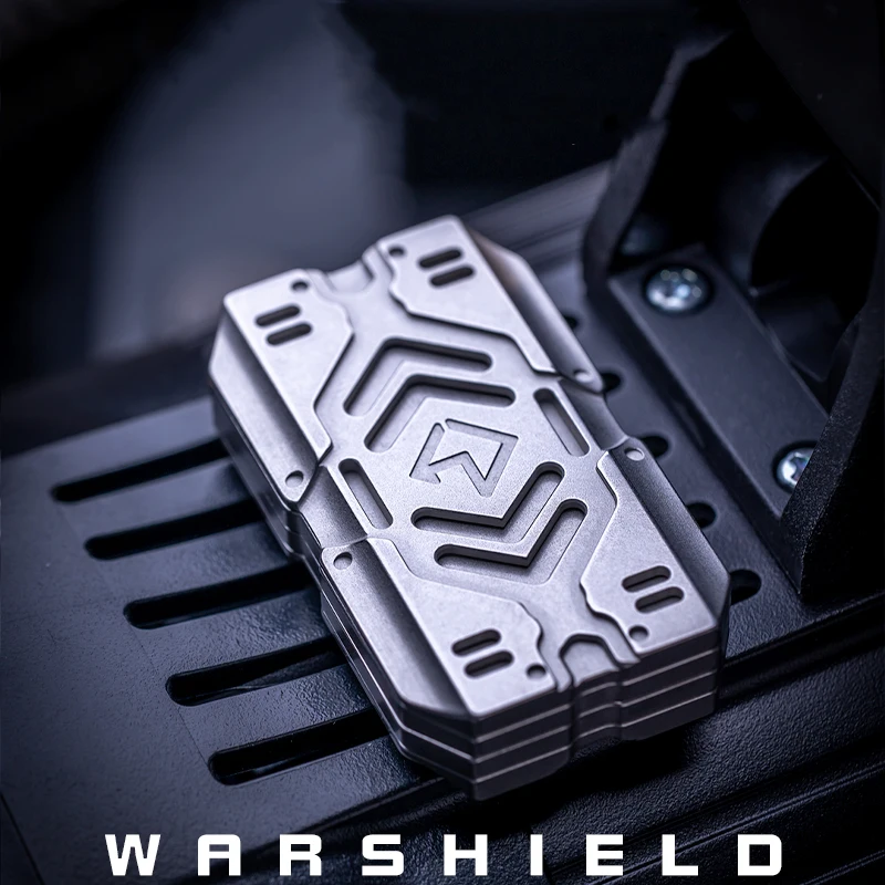 WARSHIELD Battle Shield  Rotating Spinfit Haptic Coin EDC Slider Adult DecompressionToy Anti Stress Cool Stuff Magic Spinning enlarge