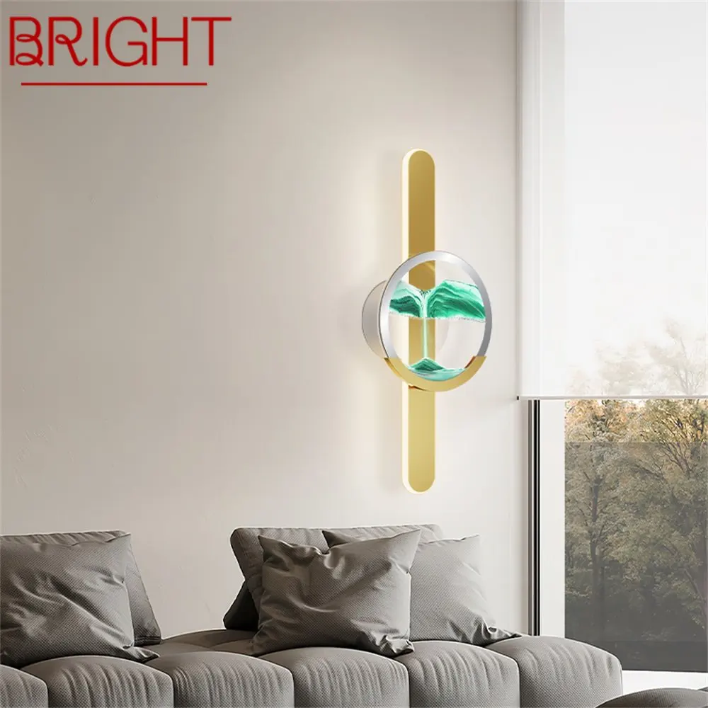 

BRIGHT Hourglass Sconce Light LED 3 Colors Creative Aluminium Design Decor for Modern Home Living Bedroom
