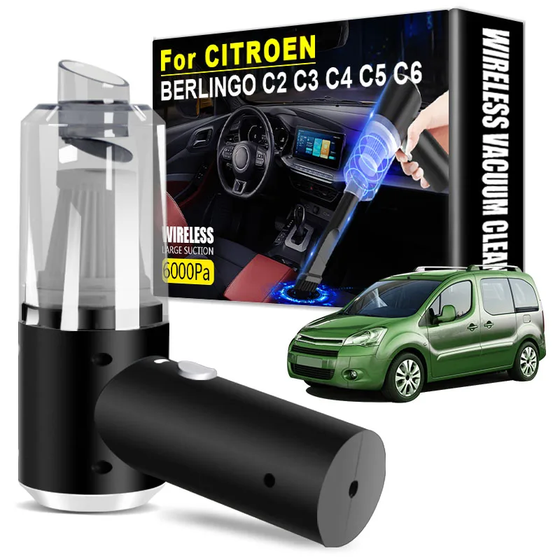 

Handheld Car Cordless Vacuum Cleaner for Car Cleaning Automotive Products Home Appliance For Citroen BERLINGO C2 C3 C4 C5 C6