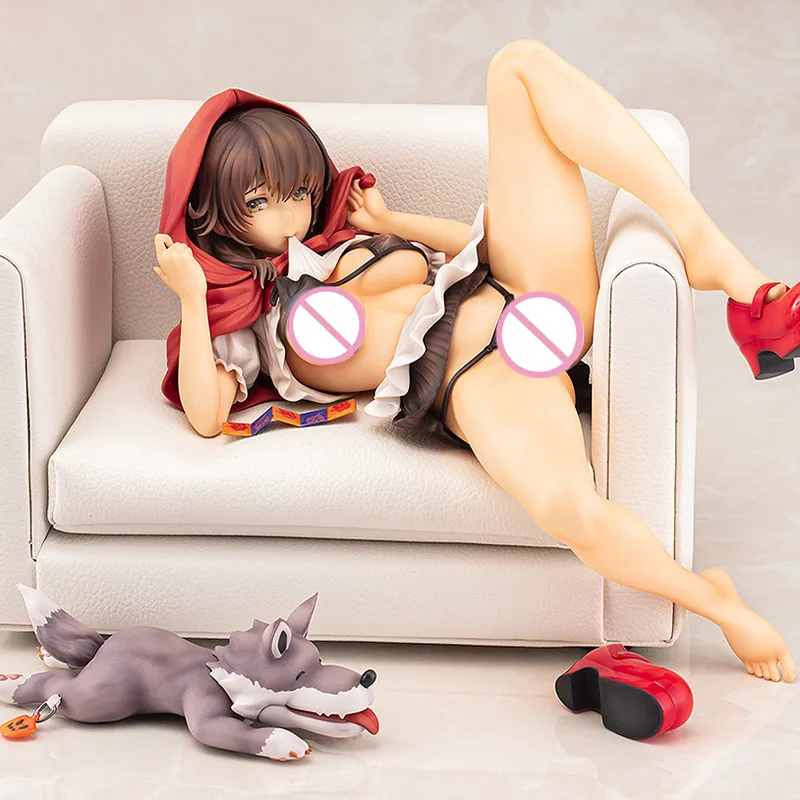 

Native Rocket Boy Cosplay Girl Little Red Riding Hood PVC Action Figure Japanese Anime Statue Adult Collectible Model Doll Toy