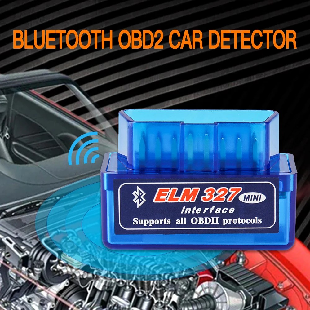 Сканер диагностический Elm327 совместимый с Bluetooth Wi-Fi V1.5/V2.1 | Автомобили и мотоциклы