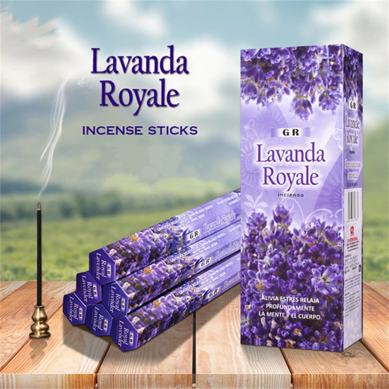 8/20 палочек 23 см Индийские благовония лаванда роза очищающие бриллианты