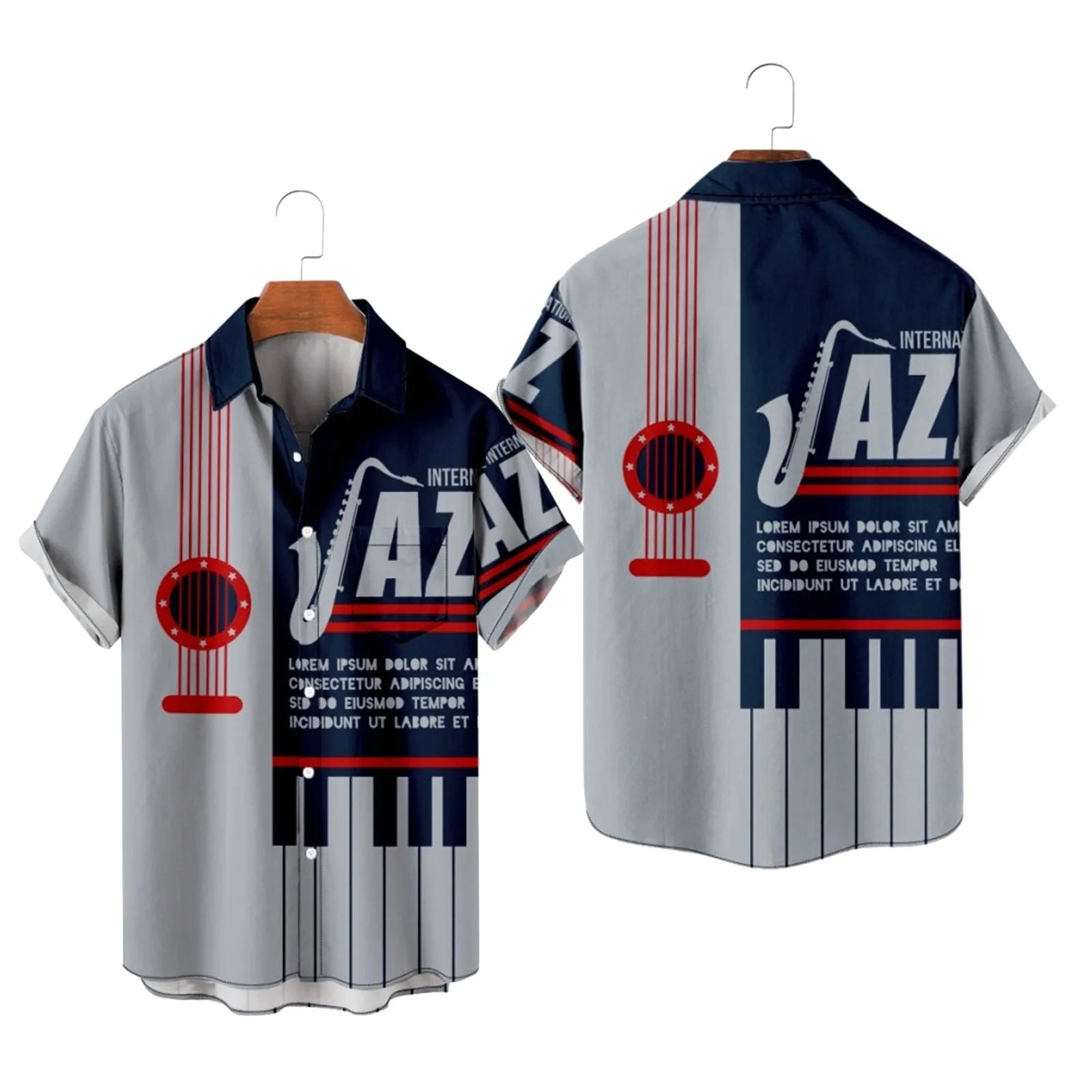 

E Couture Shirts Men Mens Printed Hawaiian Shirts Short Sleeve Button Down Beach Shirts Gold T Shirt