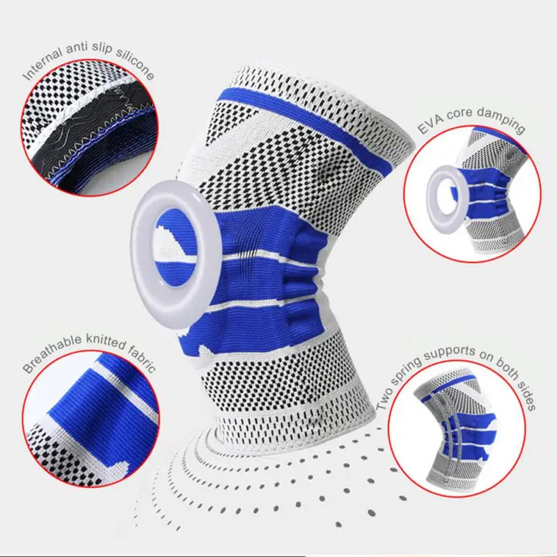 

Дышащая защита колена из спандекса, удобная поддержка колена для езды на велосипеде, эластичная защита колена, защитное снаряжение для езды...
