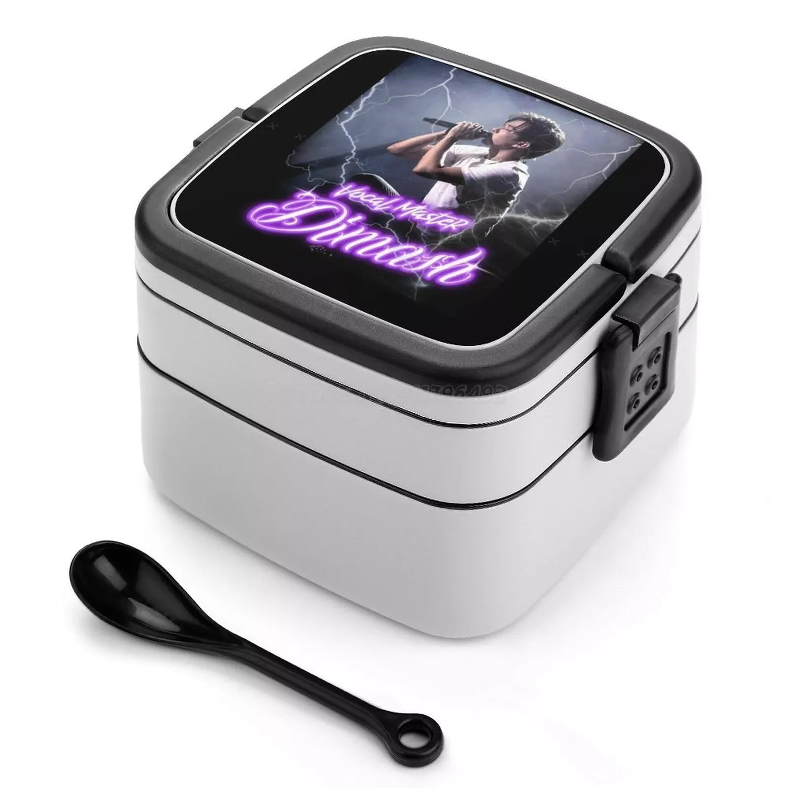 

NEW2023 Dimash Kudaibergen Vocal Master Double Layer Bento Box Portable Lunch Box For Kids School Dimash Dombra 6 Octive Best In