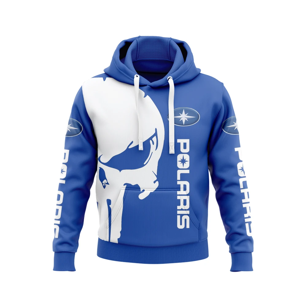 

Polaris 3D printed hoodie casual European and American street long sleeve hooded men's top