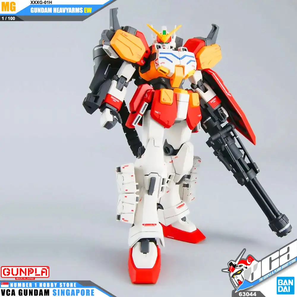 Фото Bandai Original MODEL KIT MG 1/100 GUNDAM HEAVYARMS CUSTOM EW Model Kit Аниме Экшн-истребитель Сборная модель игрушки в подарок для ребенка №5