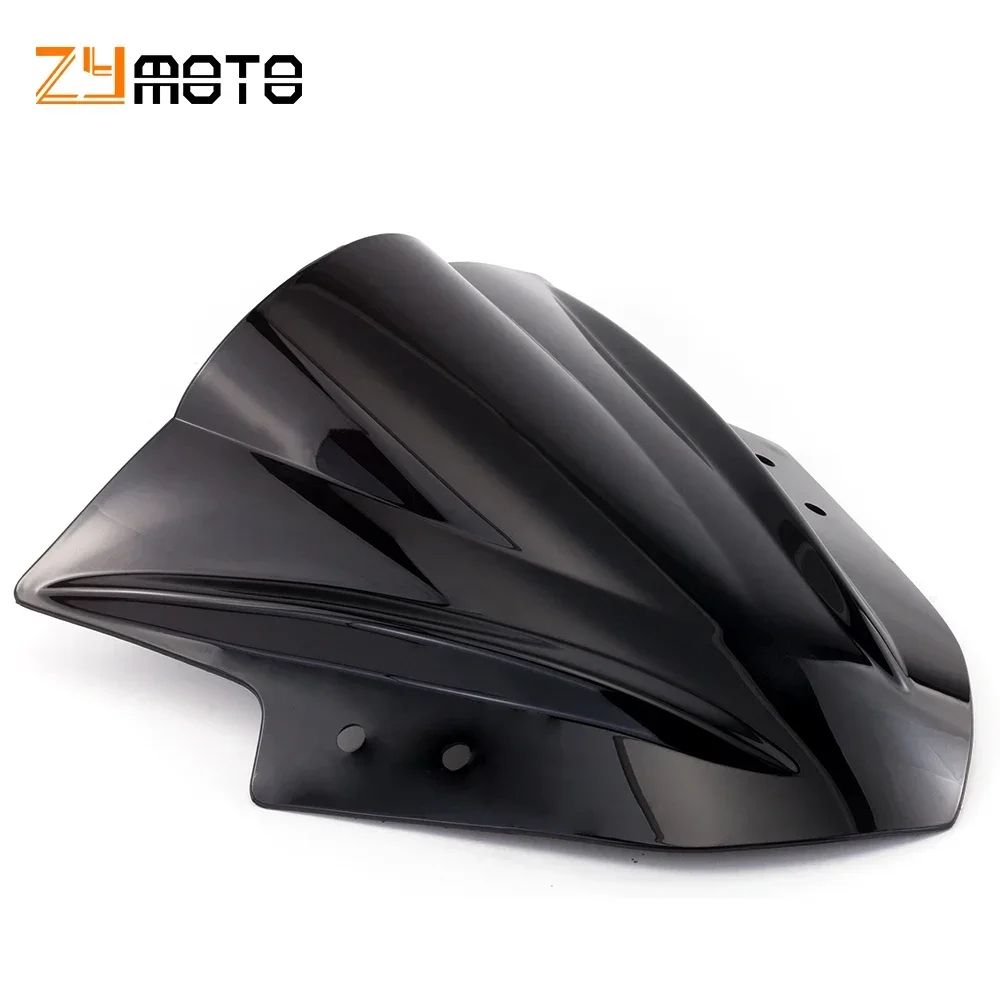 Лобовое стекло двойной пузырьковый ветровой экран мотоцикла для KAWASAKI NINJA 300 EX 300R