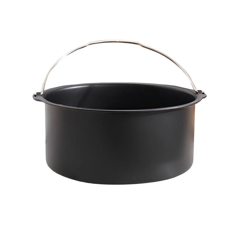 

Круглый антипригарный поднос для торта, водонепроницаемая корзина для фритюрницы, блюдо для выпечки, сковорода, стандартные корзины с ручками