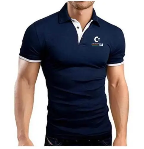 

Men's Casual Breathable Short-Sleeved Polo Shirt Fashion Slim High-Quality T-Shirt Brand Clothing Summer Style New Polo Clothes