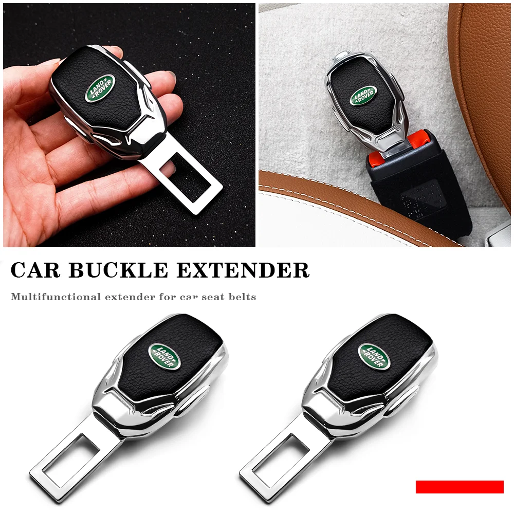 

1/2PCS Car Safety Belt Buckle Plug Extender Seat Extension Buckle Auto Seatbelt Clip for Land Rover Range Rover Sport Freelander