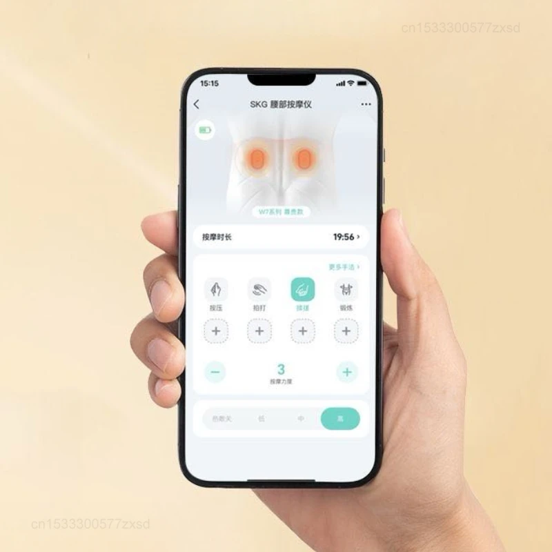 Массажный пояс Xiaomi SKG W7 TE 6 зон горячий компрессионный массаж EMS + TENS Pulse умный