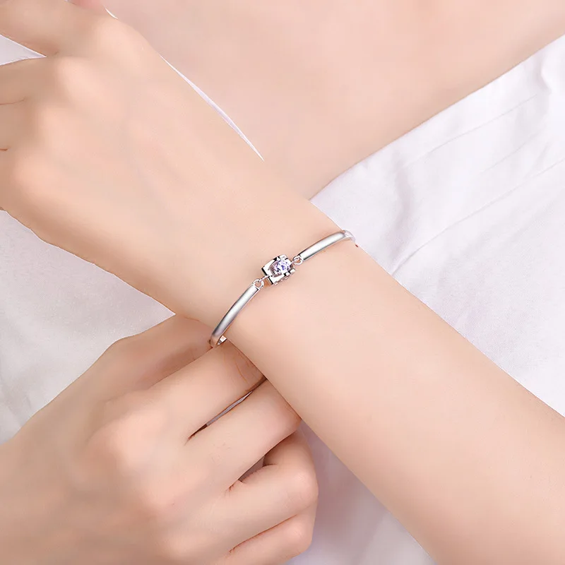 YPD167  925 Sterling Silver Bracelet for men and women wedding engagement holiday gift