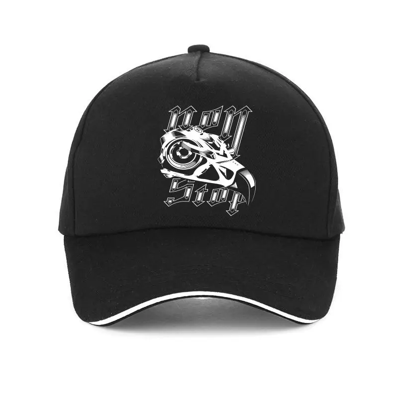 

Gorra de beisbol Punk para hombre, sombrero de beisbol de Metal pesado, calavera de Pai, letras netras de algodón, ropa hippst