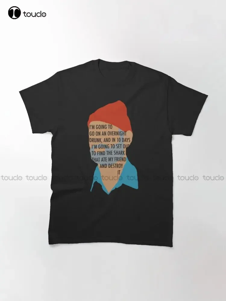 Team Zissou'S Mission Objective Life Aquatic With Steve Zissou Bill Murray Wes Anderson T-Shirt Black T Shirts For Men Xs-5Xl