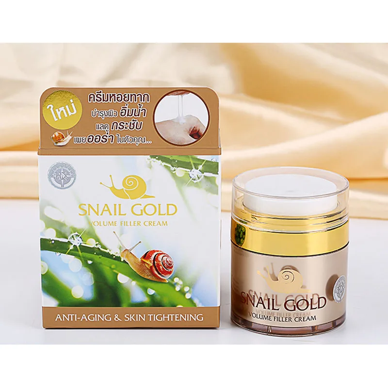 

Aloe golden snail cream firming, anti-wrinkle, acne, shrinking pores, spotting and anti-allergy 120ml