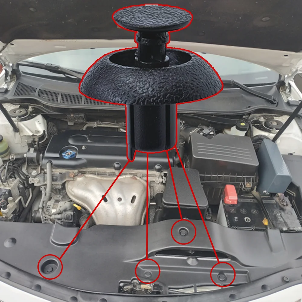 

10x для Toyota Chr Corolla Avensis T25 Camry Lexus RX, автопанель, заклепка, крепеж, бампер, брызговики, крышка, фиксированные зажимы 9046707211