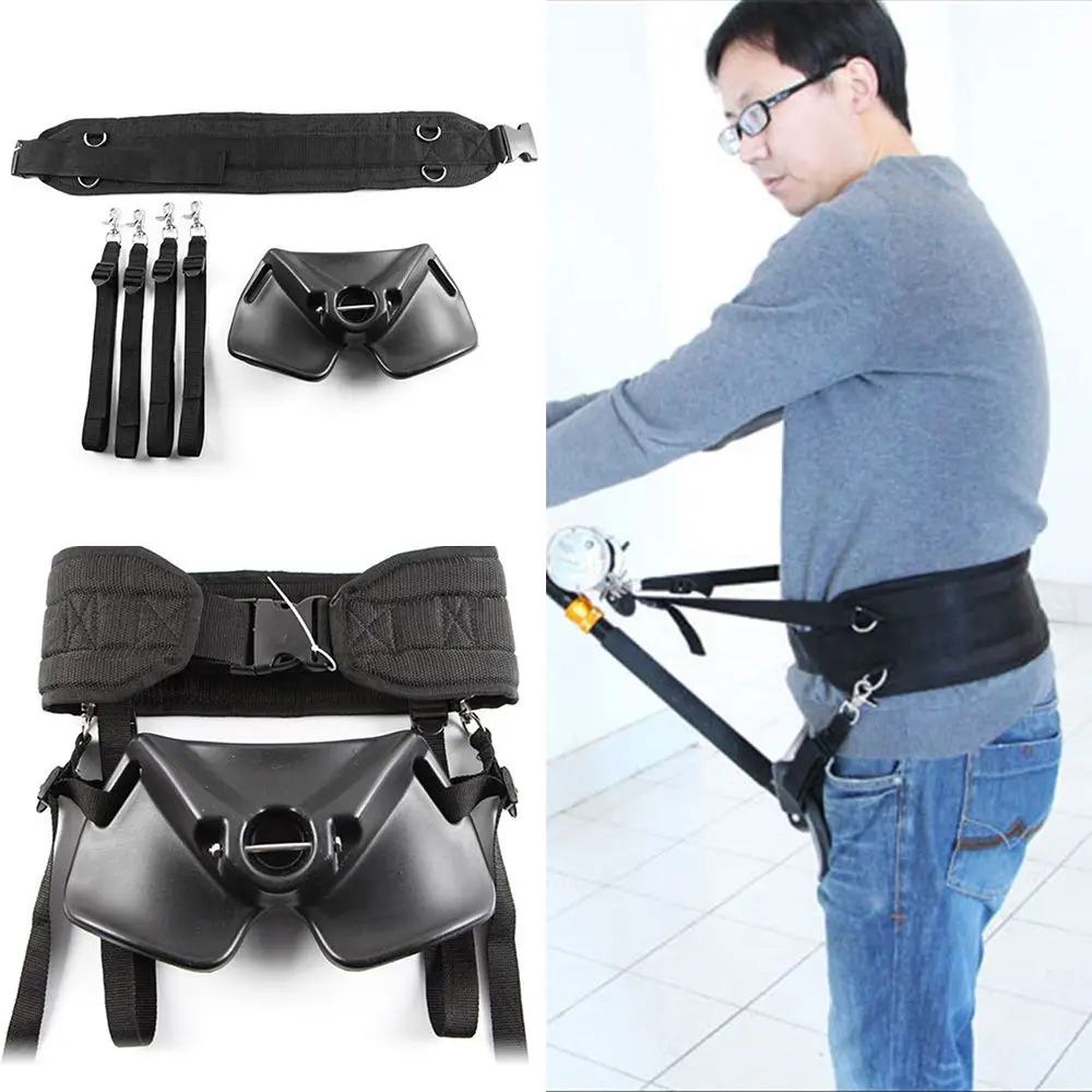 

Strap Fishing Stand Adjustable Strap labor-saving Fishing Belt Inserter AS Rod Holder Stand Up Gimbal Fighting Waist