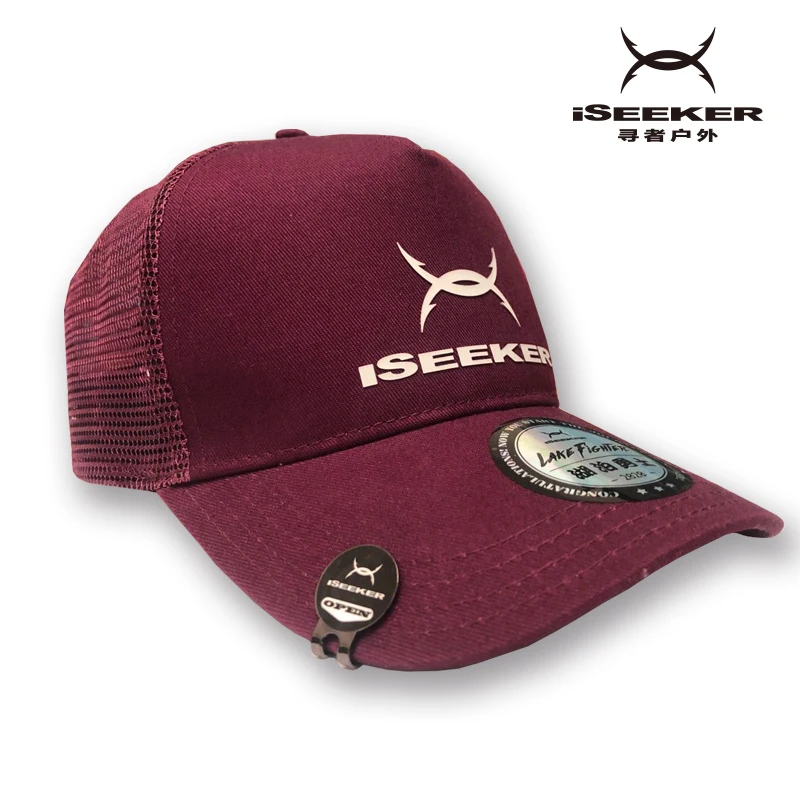 ISeeker приманка уличная рыболовная шляпа бейсболка рыбалка дышащая Солнцезащитная