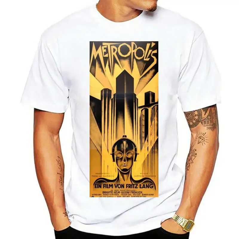 

Metropolis V5 Movie Poster 1927 Fritz Lang T Shirt Black All Sizes S 4Xl