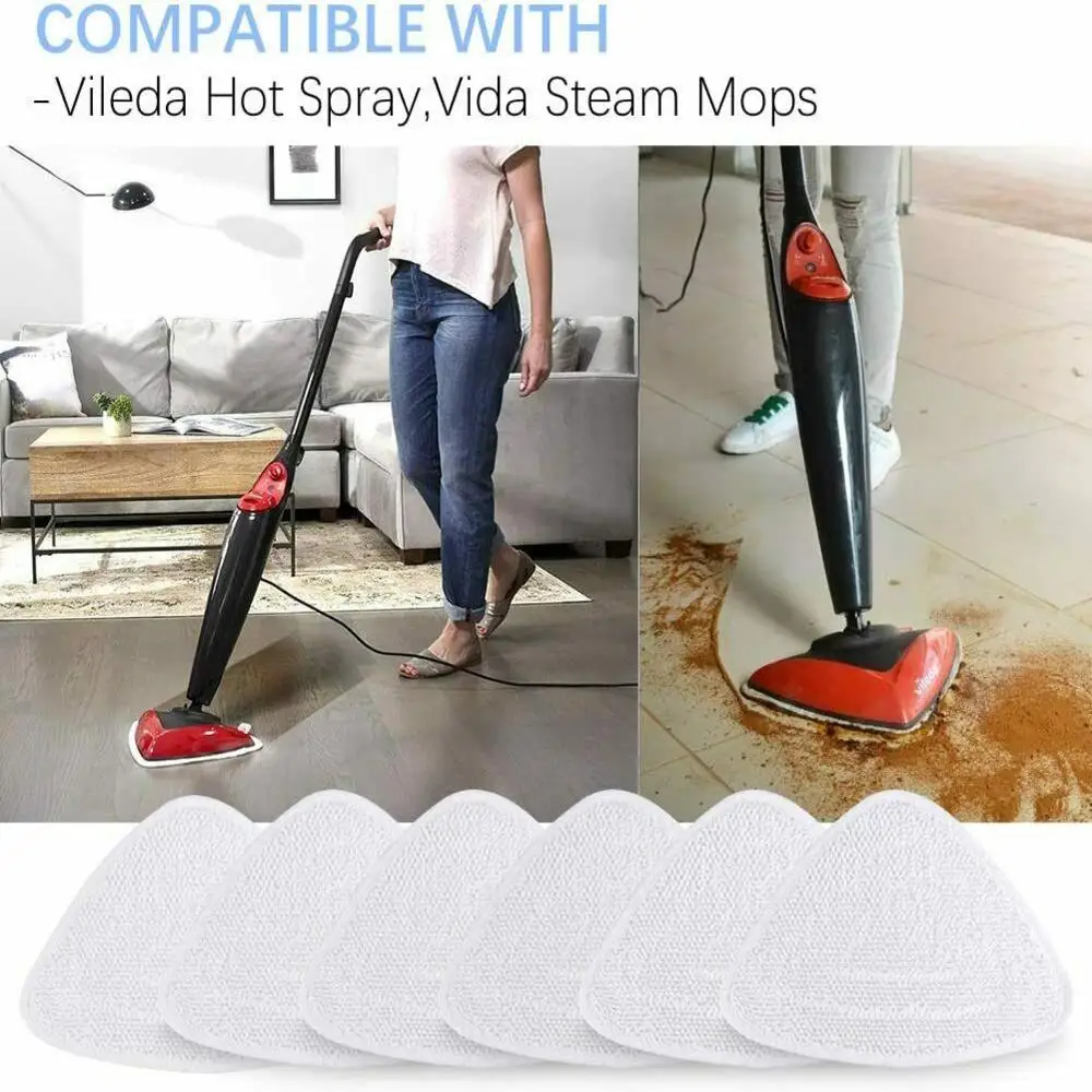 Replacement Covers For Vileda Steam Steam Cleaner Replacaement Cover Steam Cleaner Microfiber Replacement Cloth Mop Cloth images - 6