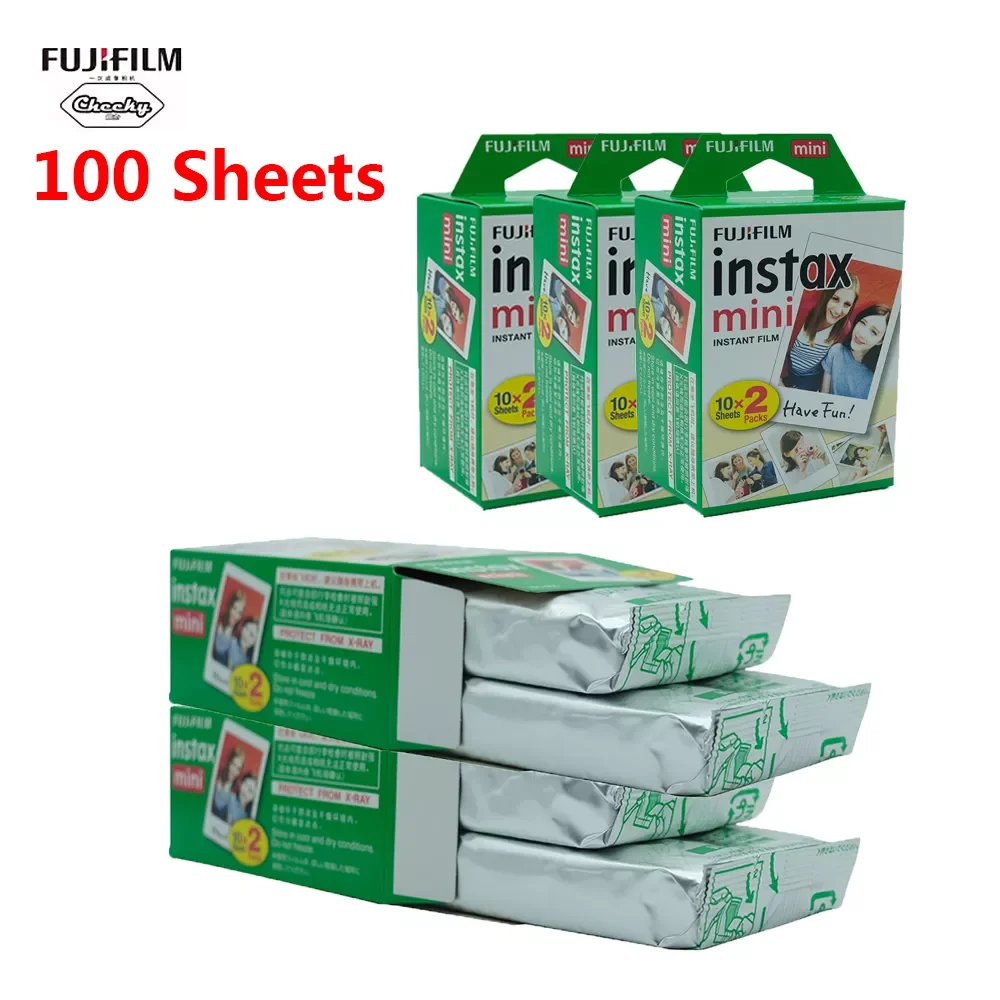 

Fujifilm instax mini Film 10 20 40 60 80 100 Sheets Fuji 11 9 8 films white Edge films for instant mini 9 11 8 7s 25 50s 9 90