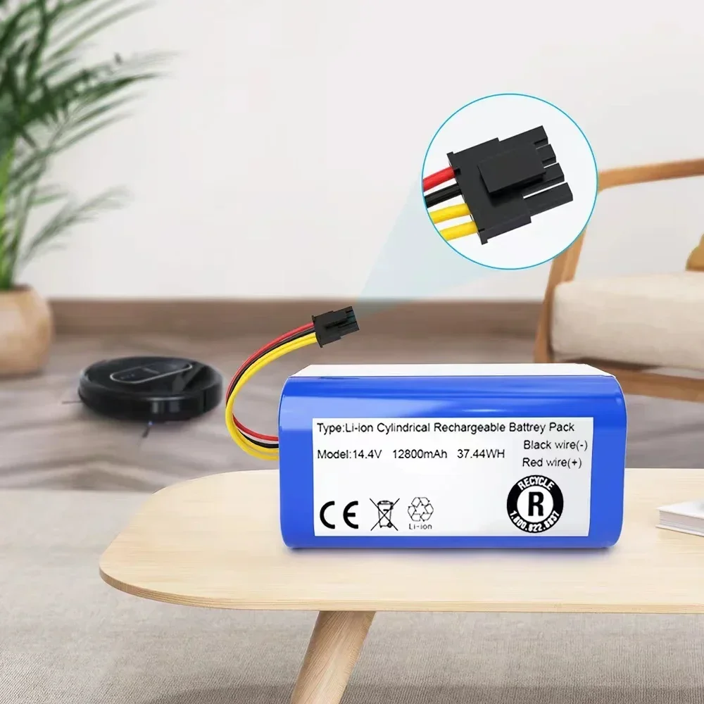 Литий-ионный аккумулятор 14 4 В 12800 мАч для Cecotec Conga 1290 1390 1490 1590