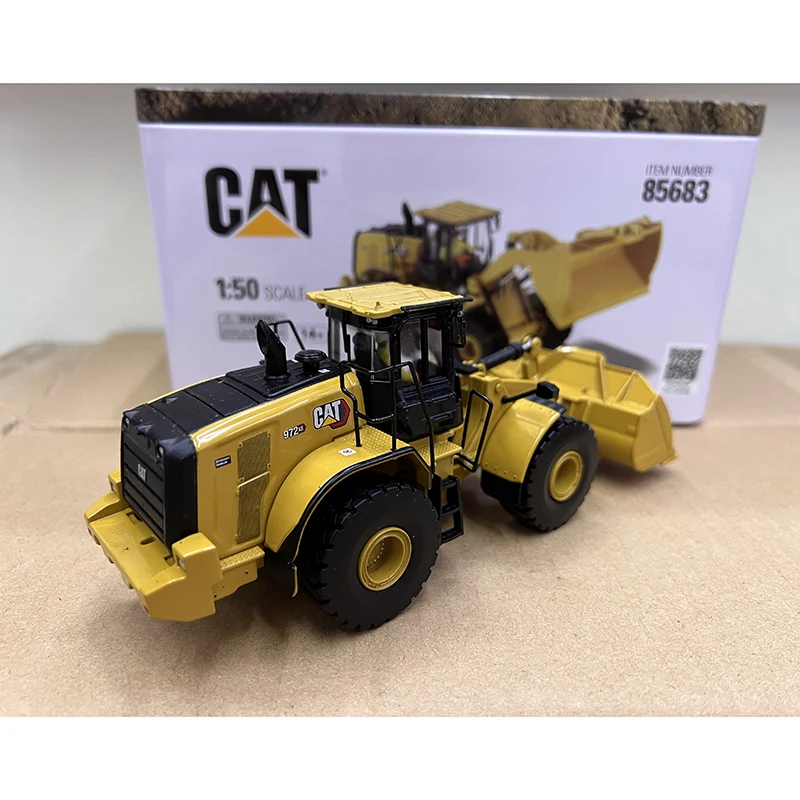 DM литой под давлением масштаб 1:50 CAT 972 XE колесный погрузчик модель инженерного