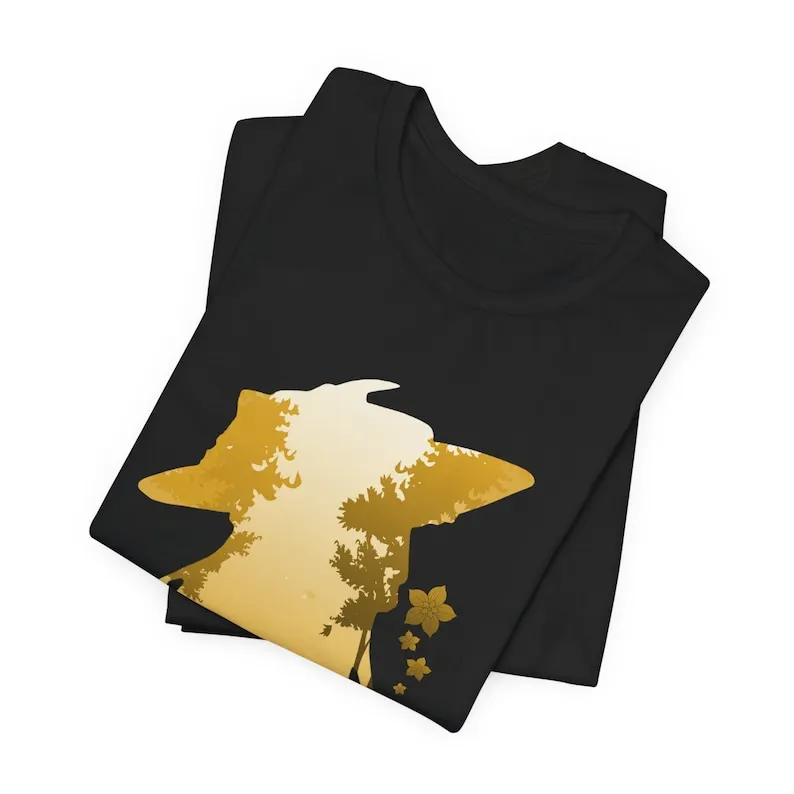 Футболка Genshin Impact - Navia иллюзия | Качественная с коротким рукавом