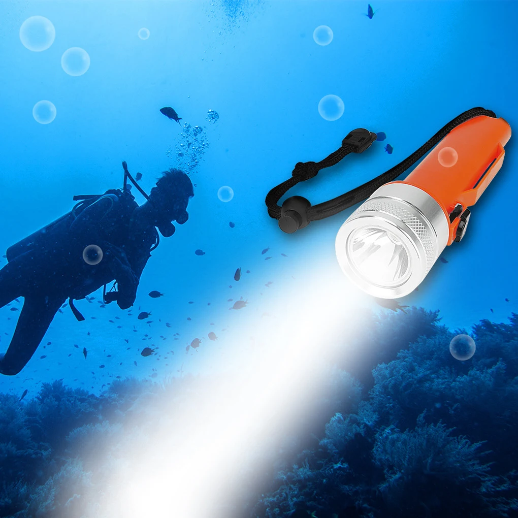 

Flashlight Rechargeable Adjustable Firmness Dive Light High Concentration Lighting Distance of 25M Electric Torch