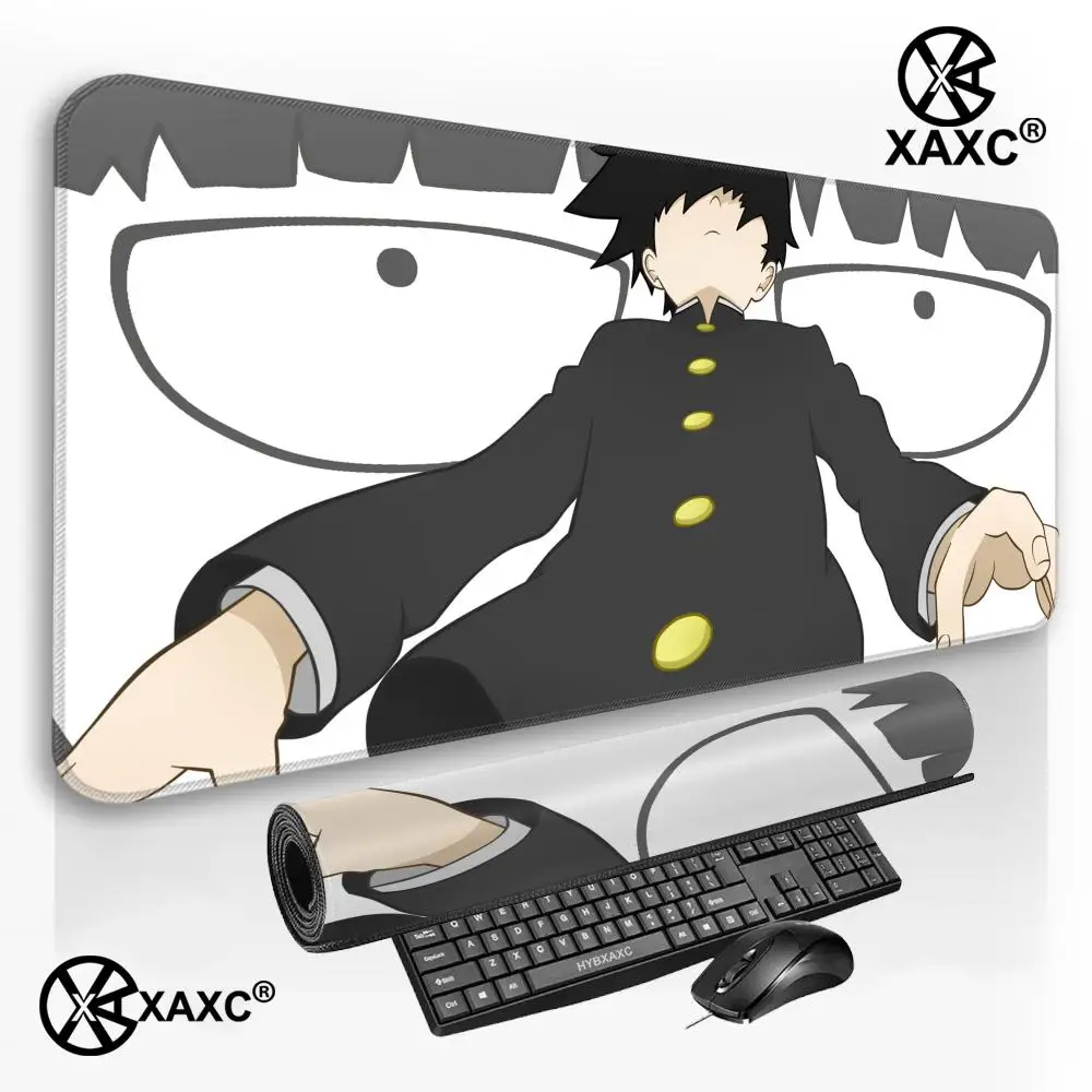 Фото Коврик для мыши Anime Mob Psycho 100 XAXC, большой коврик для клавиатуры и мыши, нескользящий резиновый игровой коврик для мыши, коврик для ноутбука №3