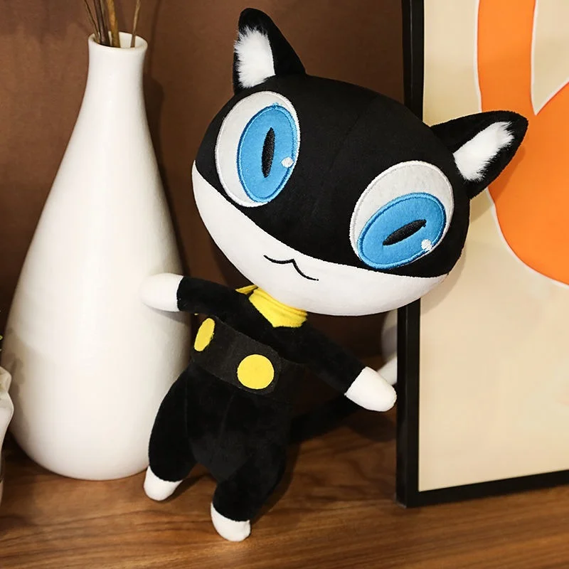 

Persona 5 The Animation Plush Toys Black Cat Morgana Mona Anime Figure Cosplay Plush Doll Toys For Children Gifts Collecto