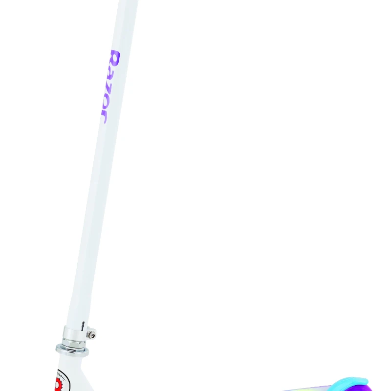 Party Pop Kick Scooter - Multi-Color LED Light-Up Deck, Lightweight Steel Frame,  Kids Ages 6+