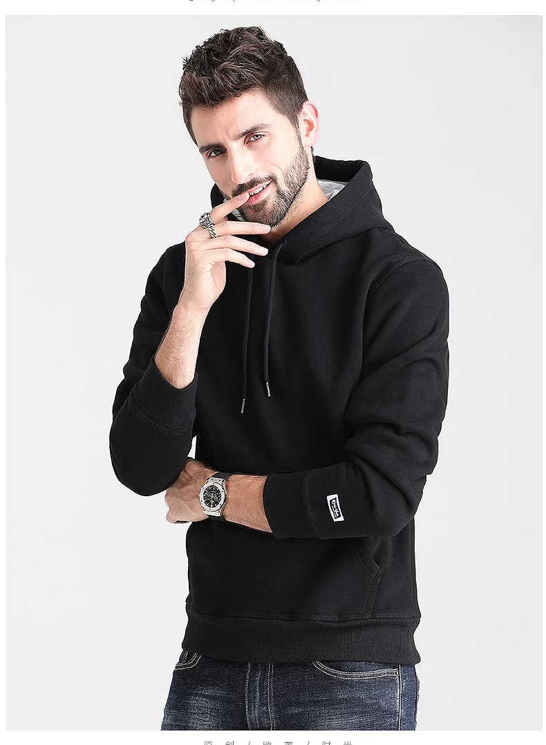 

2294 2022 new Korean version of spring and autumn thickened and warm casual hoodie