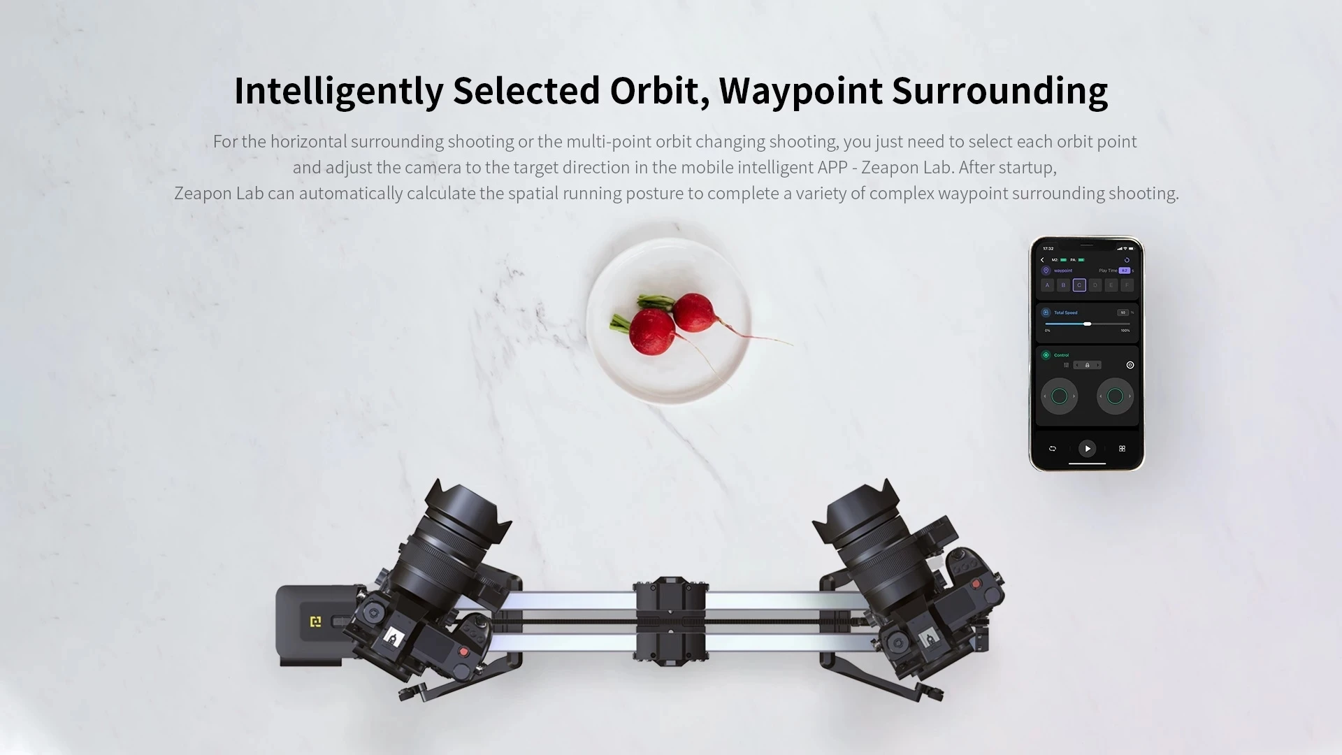 ZEAPON PT моторизированная планшетофоническая головка одинарная ось двойная 50 кг