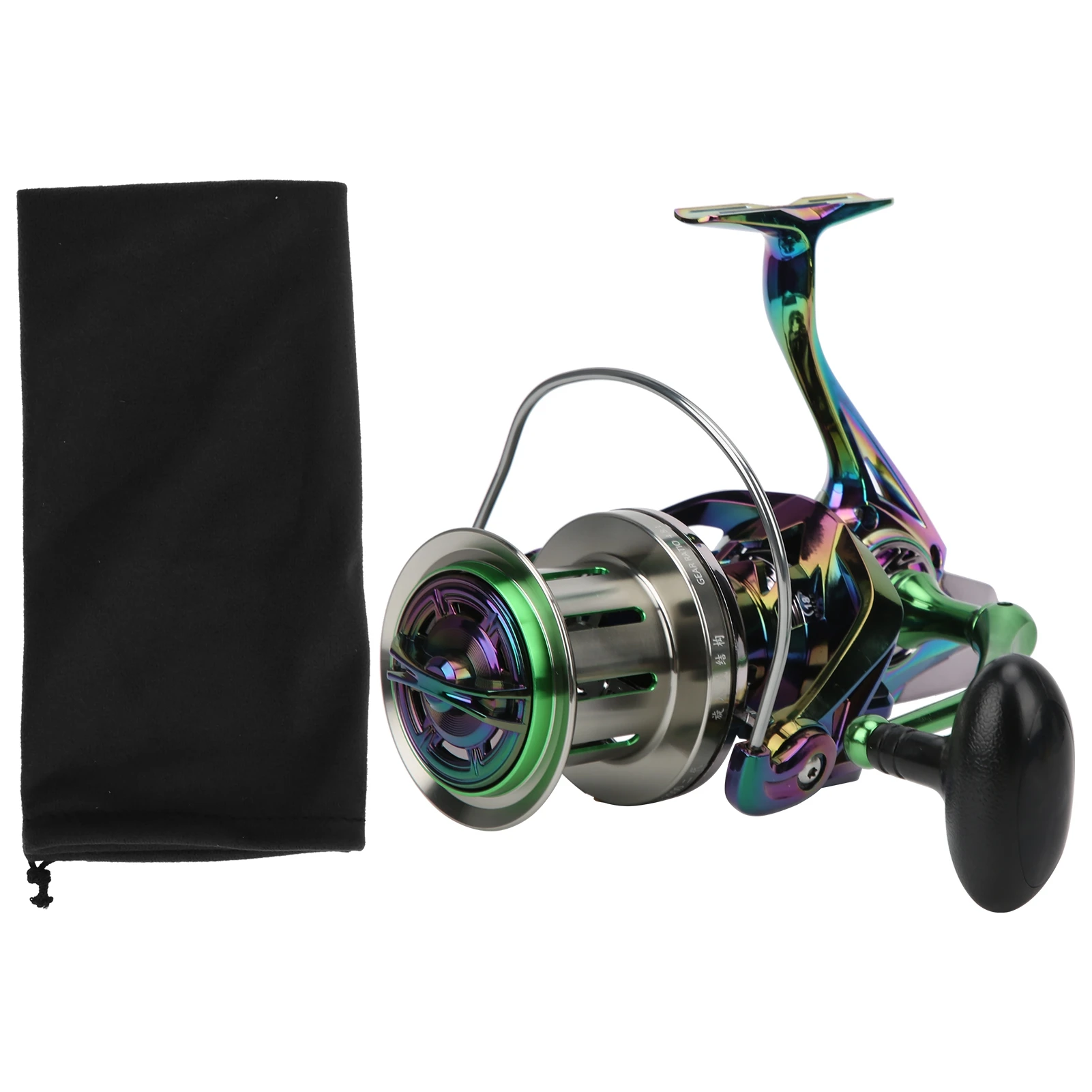 

18+1BB 4.8:1 Speed Ratio Fishing Spinning Wheel Left/Right Interchangeable Fishing TackleCC12000