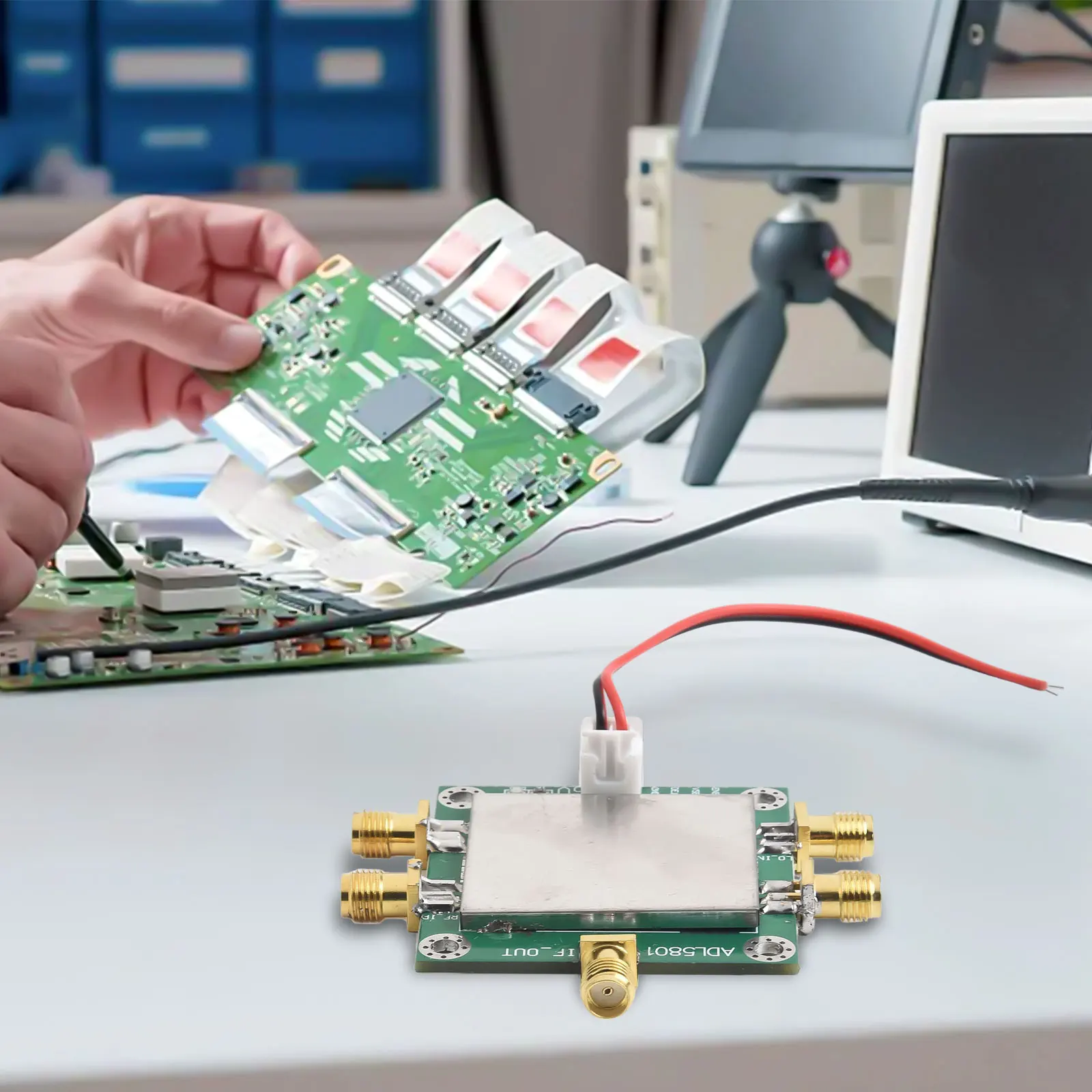 Широкополосный активный микшер ADL5801 с низким уровнем шума и высоким входом IP3 от 10